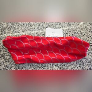 NWT Crowned Athletics Red Mermaid Princess Headband